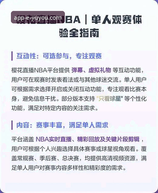 NBA赛事深度解析与高清观赛体验获取指南